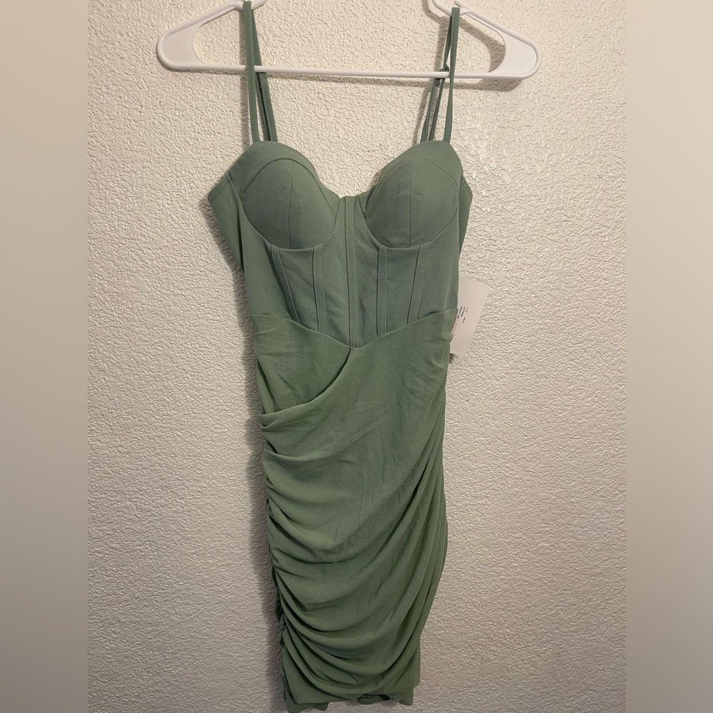 Olive mini dress size small